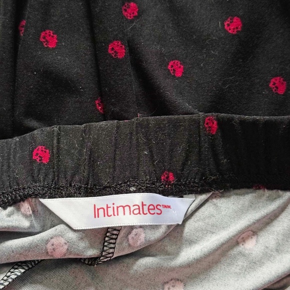 PJ BOTTOMS, BLACK & RED, SIZE 5X, POLYESTER/ELASTANE/SPANDEX, SOFT & COMFY, - Picture 3 of 3